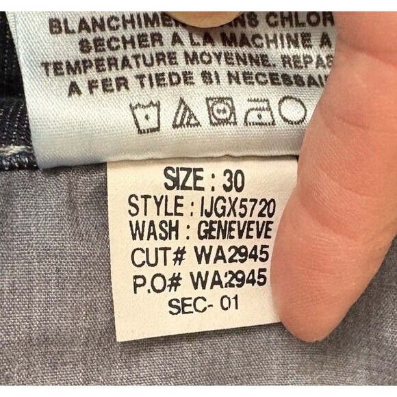 Joe's Jeans The Starlet Slim Leg Boot Fit Women's Size 30 Dark Wash Low Rise - Picture 4 of 12